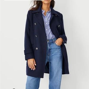 Ann Taylor Navy Pea Coat